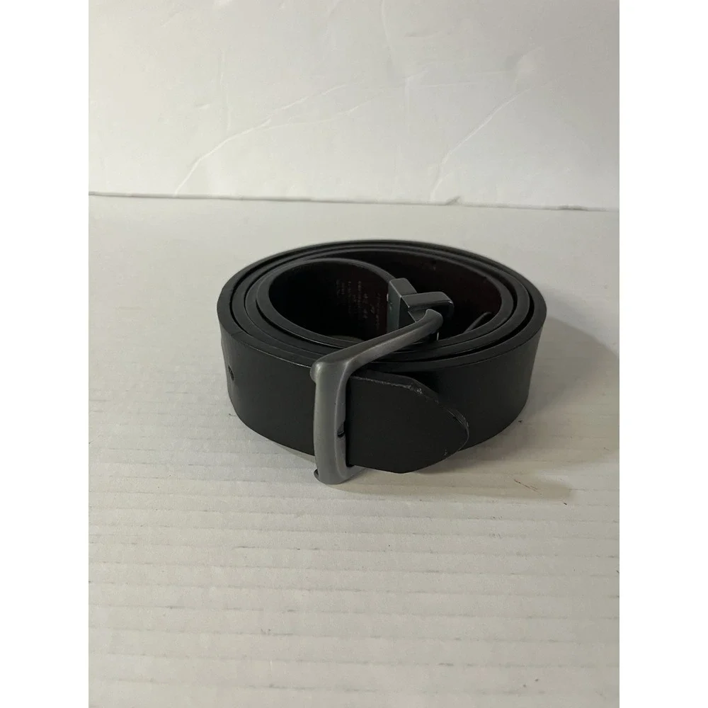 Rock & Republic Reversible Belt Mens XL Black Brown‎ Gunmetal Buckle 11RR120001